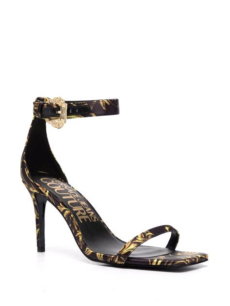 versace open toe stiletto sandals.